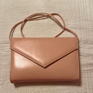 Blush colored purse